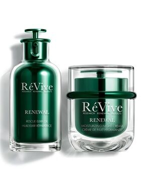 ReVive skincare beauty renewal rescue elixir oil moisturizing night cream set *